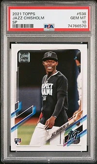 2021 Topps 538 Jazz Chisholm Sp PSA 10