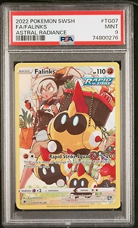 2022 Pokemon Sword & Shield Astral Radiance Tg07 Full Art/falinks PSA 9