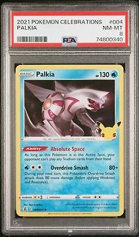2021 Pokemon Celebrations 004 Palkia PSA 8
