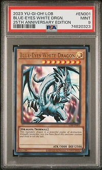 2023 Yu-gi-oh! Legend Of Blue Eyes White Dragon 25th Anniversary Edition En001 Blue-eyes White Dragon PSA 9