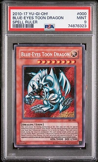 2010-2017 Yu-gi-oh! Spell Ruler Reprint 000 Blue-eyes Toon Dragon PSA 9