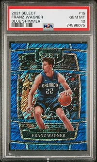 2021 Panini Select 15 Franz Wagner PSA 10