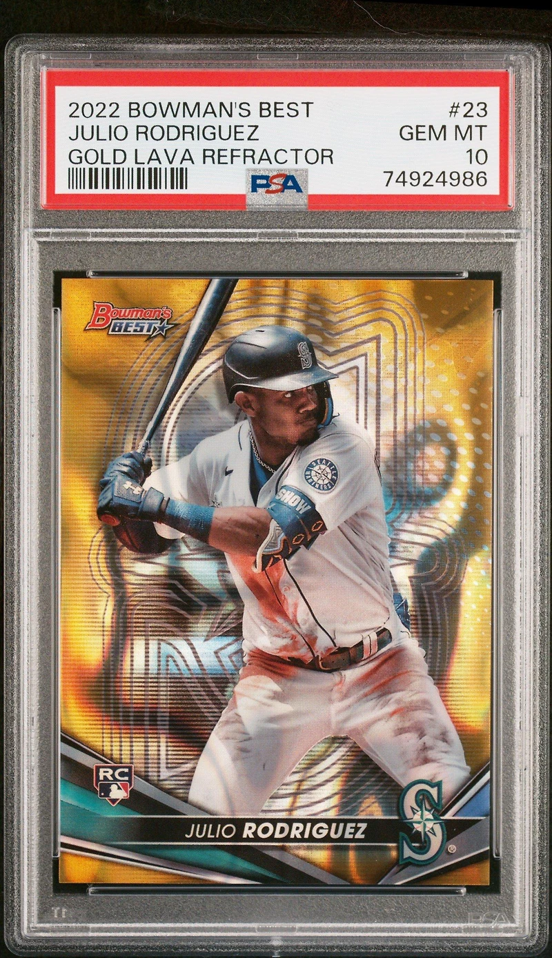 2022 Bowman's Best 23 Julio Rodriguez PSA 10