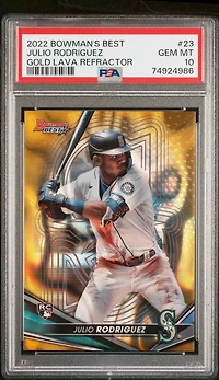 2022 Bowman's Best 23 Julio Rodriguez PSA 10