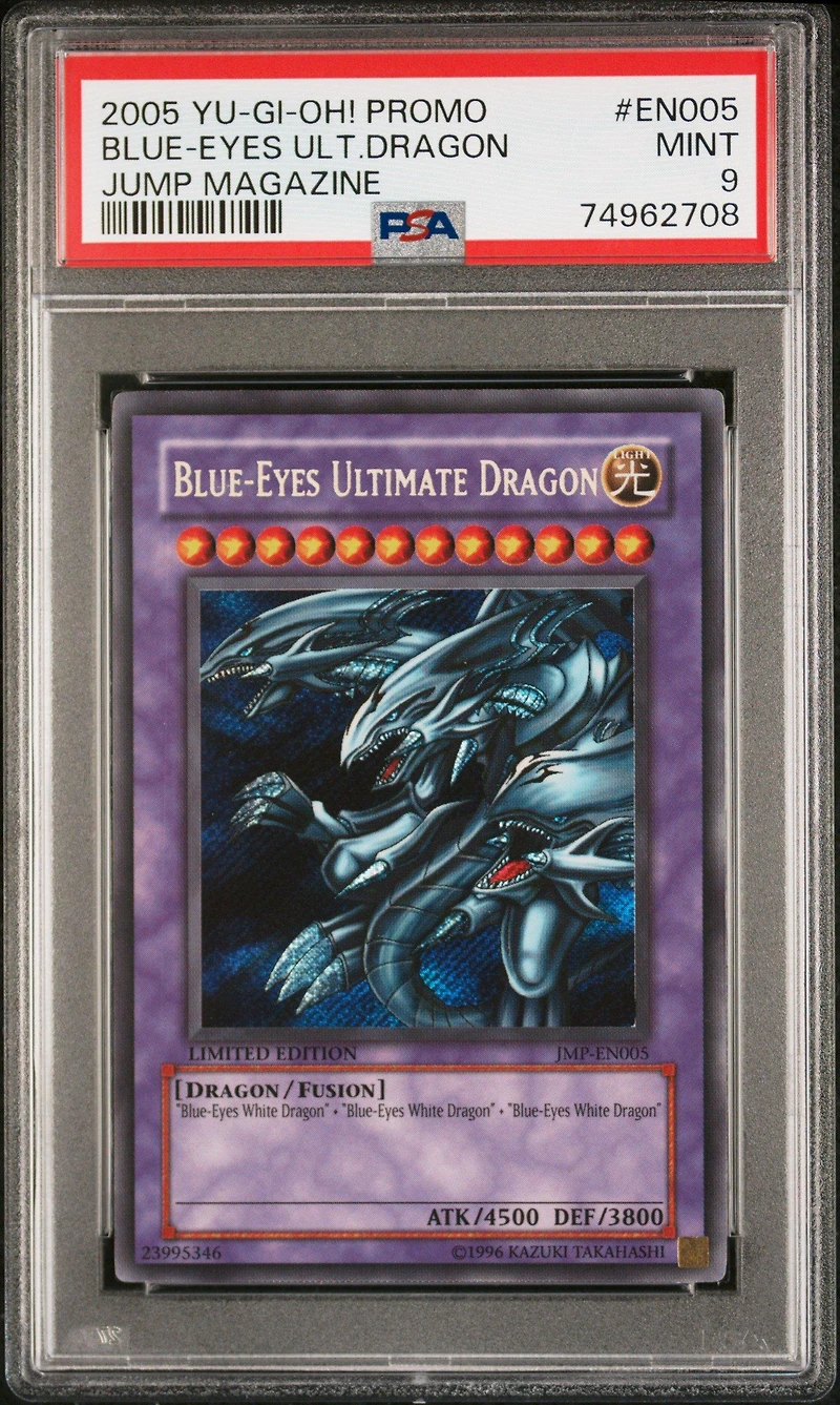 2005 Yu-gi-oh! Promo Jump Magazine En005 Blue-eyes Ultimate Dragon PSA 9