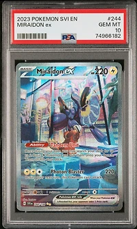 2023 Pokemon Svi En-scarlet & Violet Miraidon Ex PSA