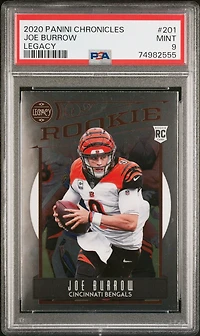 2020 Panini Chronicles Legacy 201 Joe Burrow PSA 9