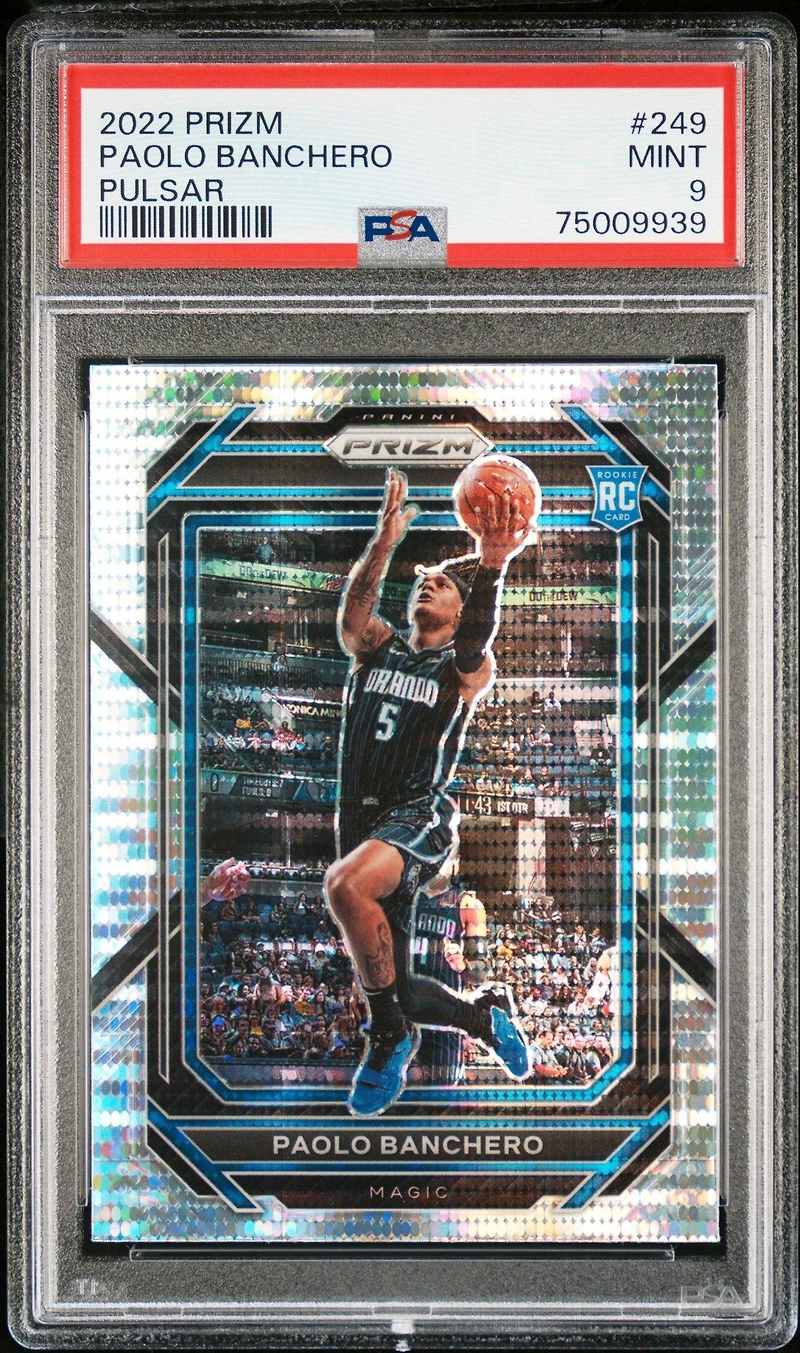 2022 Panini Prizm 249 Paolo Banchero Pulsar PSA 9