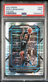 2022 Panini Prizm 249 Paolo Banchero Pulsar PSA 9