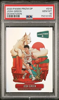 2020 Panini Prizm Draft Picks Downtown D19 Josh Green PSA 10