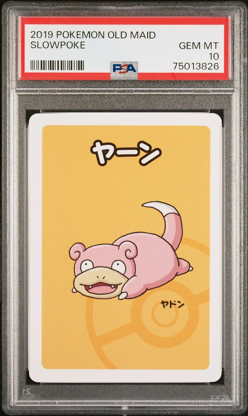 2019 Pokemon Old Maid Slowpoke PSA 10