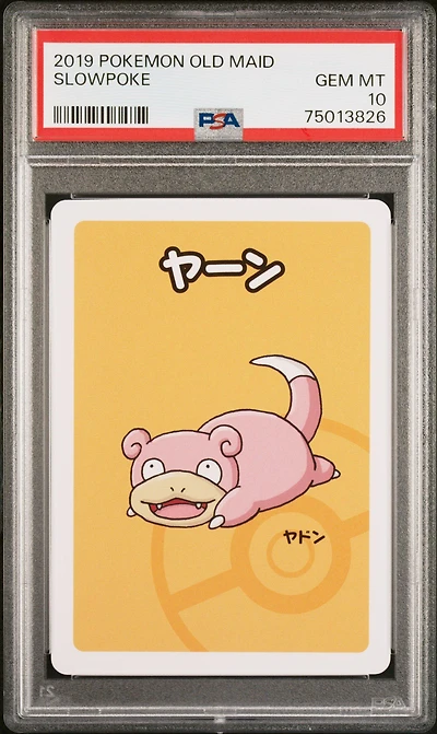 2019 Pokemon Old Maid Slowpoke PSA 10