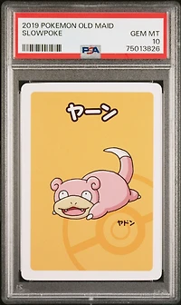 2019 Pokemon Old Maid Slowpoke PSA 10
