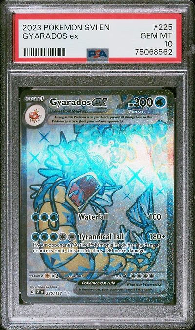 2023 Pokemon Svi En-scarlet & Violet 225 Gyarados Ex PSA
