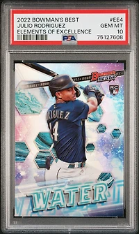 2022 Bowman's Best Elements Of Excellence Ee4 Julio Rodriguez PSA 10