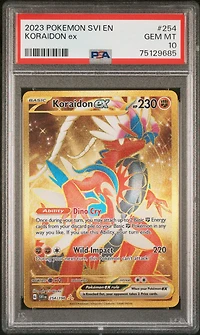 2023 Pokemon Svi En-scarlet & Violet 254 Koraidon Ex PSA 10