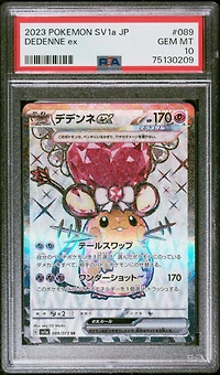2023 Pokemon Japanese Sv1a-triplet Beat 089 Dedenne Ex Super Rare PSA