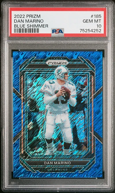 2022 Panini Prizm 185 Dan Marino PSA 10