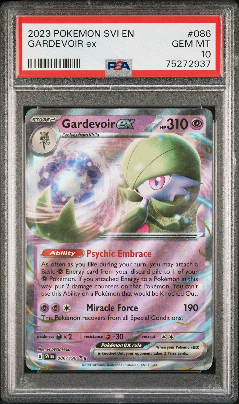 2023 Pokemon Svi En-scarlet & Violet Gardevoir Ex PSA