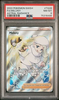 2022 Pokemon Sword & Shield Astral Radiance Tg26 Fa/melony PSA 8