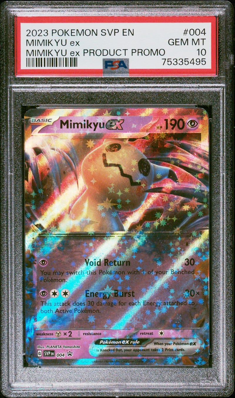 2023 Pokemon Svp En-sv Black Star Promo 004 Mimikyu Ex PSA 10