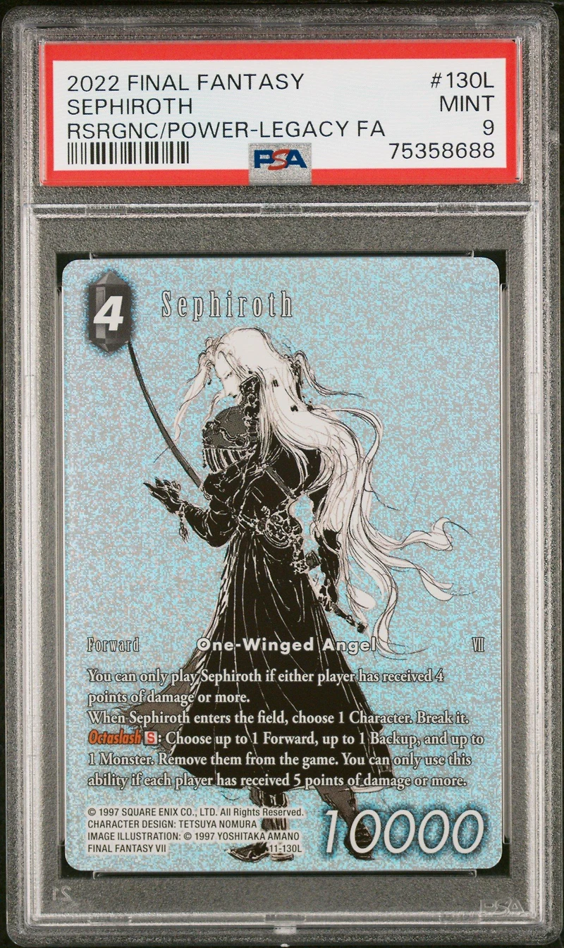 2022 Final Fantasy Resurgence Of Power 130l Sephiroth Legacy Full Art PSA 9