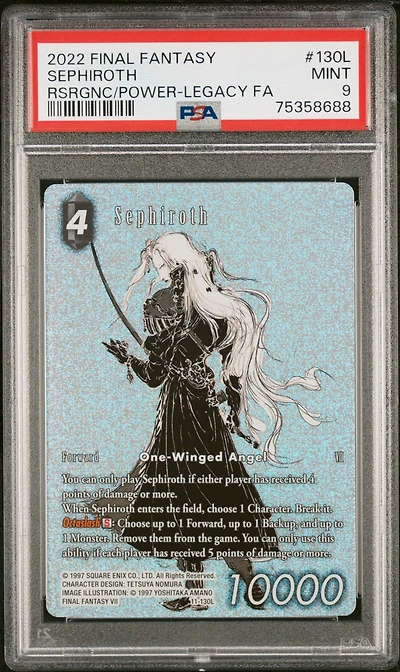 2022 Final Fantasy Resurgence Of Power 130l Sephiroth Legacy Full Art PSA 9
