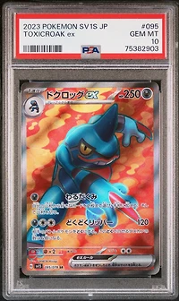 2023 Pokemon Japanese Sv1s-scarlet Ex 095 Toxicroak Ex Super Rare PSA 10