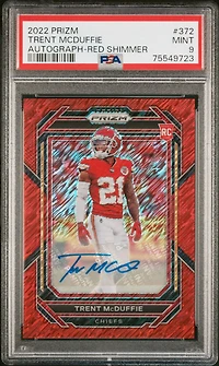 2022 Panini Prizm 372 Trent Mcduffie PSA 9