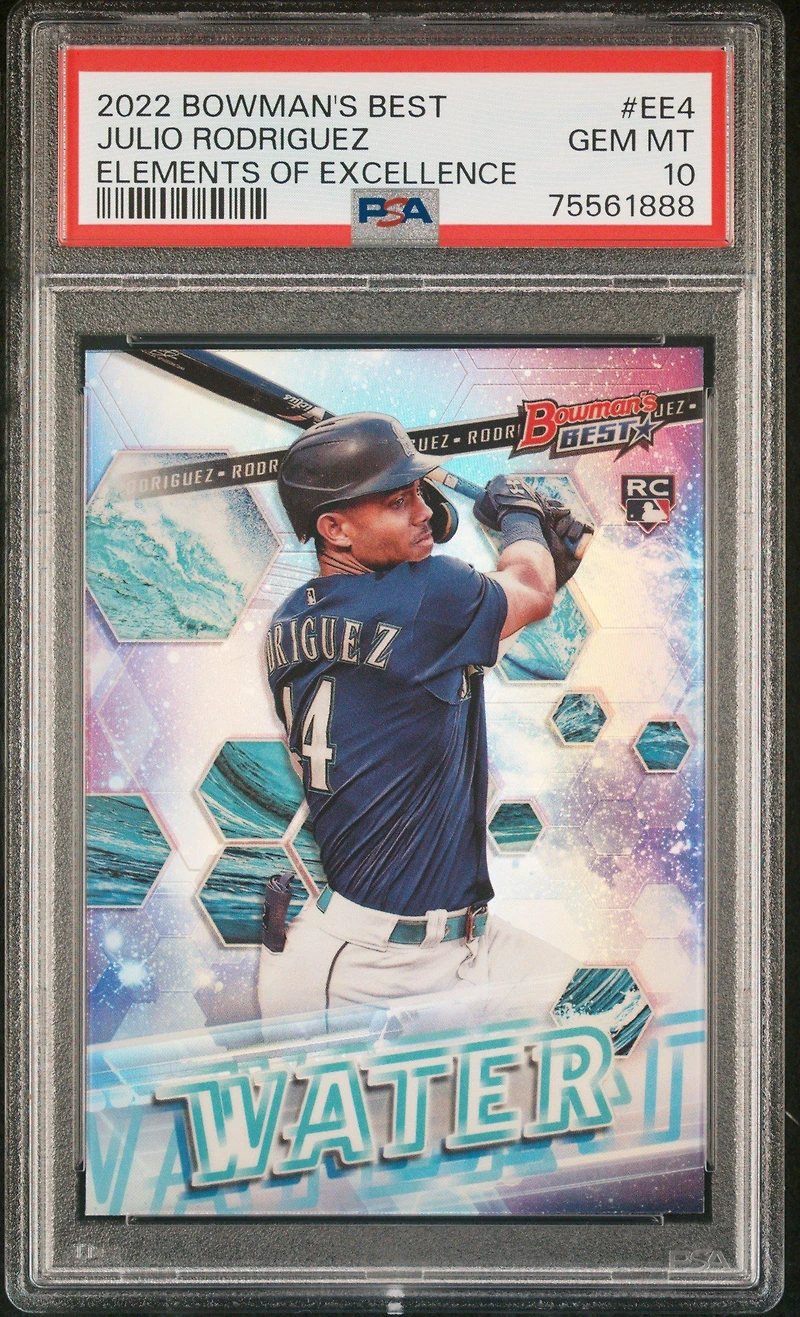 2022 Bowman's Best Elements Of Excellence Ee4 Julio Rodriguez PSA 10