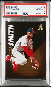 1995 Zenith 79 Ozzie Smith PSA 10
