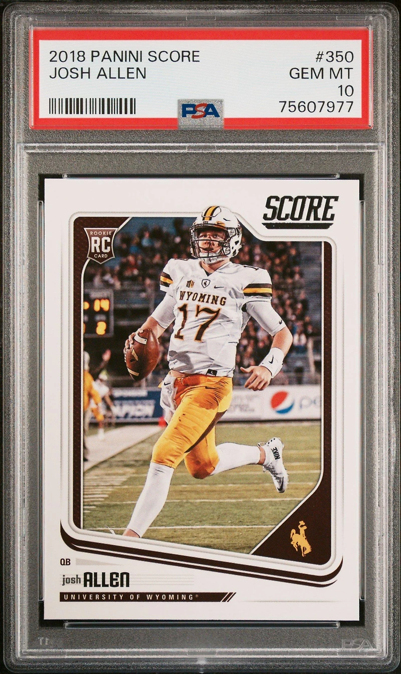 2018 Panini Score 350 Josh Allen PSA 10