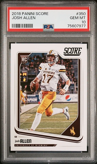 2018 Panini Score 350 Josh Allen PSA 10