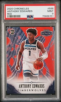 2020 Panini Chronicles Anthony Edwards PSA 9