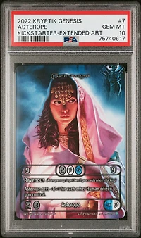 2022 Kryptik Genesis 7 Asterope Kickstarter-extended Art PSA 10