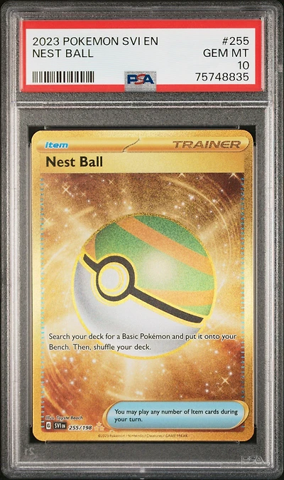 2023 Pokemon Svi En-scarlet & Violet 255 Nest Ball PSA