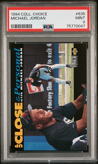 1994 Collector's Choice 635 Michael Jordan PSA 9