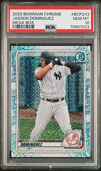 2020 Bowman Chrome Mega Box Bcp243 Jasson Dominguez PSA 10
