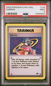 2000 Pokemon Gym Challenge Sabrina PSA