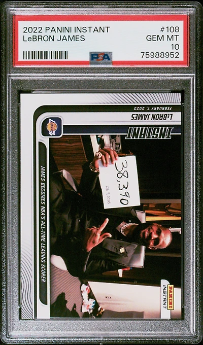 2022 Panini Instant 108 Lebron James PSA 10