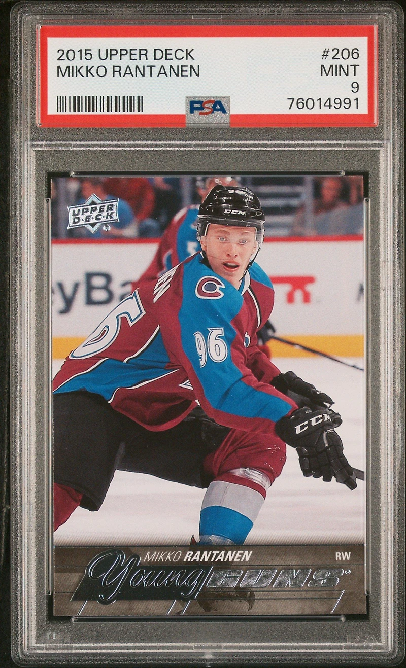 2015 Upper Deck 206 Mikko Rantanen PSA 9