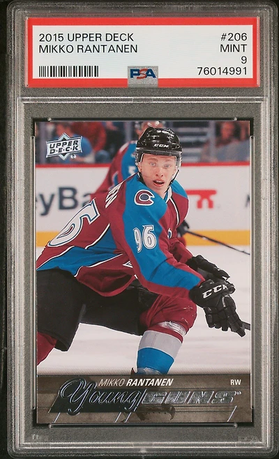 2015 Upper Deck 206 Mikko Rantanen PSA 9