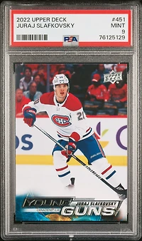 2022 Upper Deck 451 Juraj Slafkovsky PSA 9