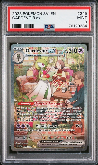 2023 Pokemon Svi En-scarlet & Violet 245 Gardevoir Ex PSA
