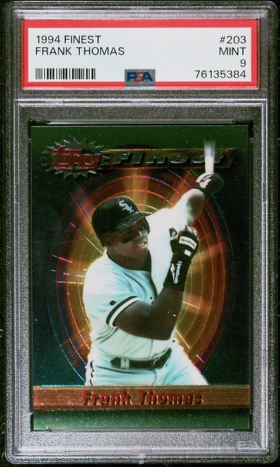 1994 Finest 203 Frank Thomas PSA 9