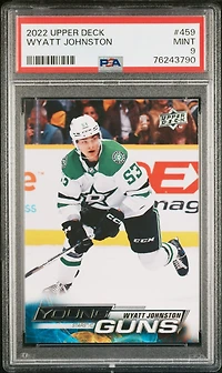 2022 Upper Deck 459 Wyatt Johnston PSA