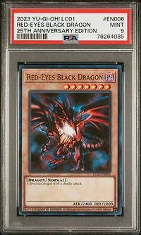 2023 Yu-gi-oh! Lc01-legendary Collection: 25th Anniversary Edition En006 Red-eyes Black Dragon PSA 9