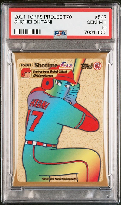 2021 Topps Project70 547 Shohei Ohtani PSA