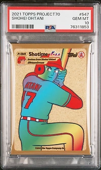 2021 Topps Project70 547 Shohei Ohtani PSA