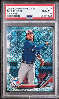 2019 Bowman Mega Box Chrome 111 Bo Bichette PSA 10